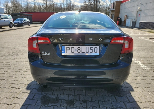 Volvo S60 cena 45900 przebieg: 139900, rok produkcji 2014 z Poznań małe 352